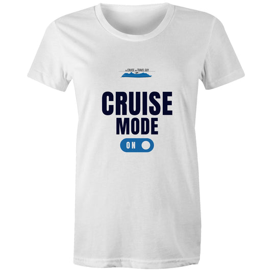 Womens Tee: Cruise Mode On